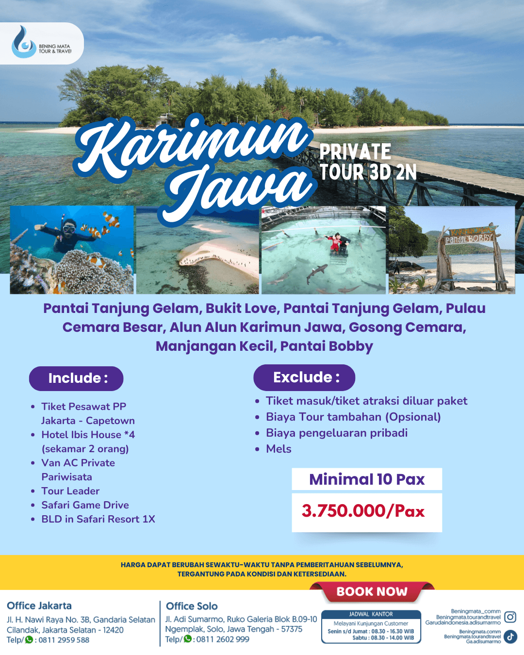 KARIMUN JAWA PRIVATE TOUR 3D2N